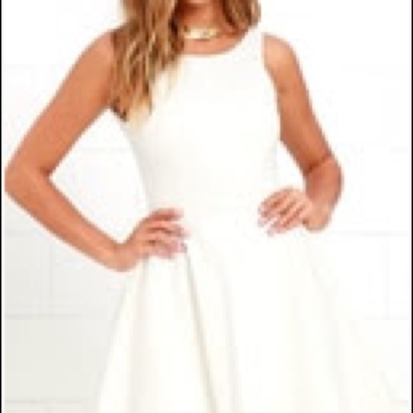 Lulus Dresses & Skirts - Lulus Wanderlust Ivory Skater Dress - XS